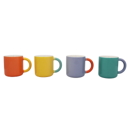 DKD Home Decor Mug Moderno Porcelana Naranja Turquesa 350ml 7.5 x 9 x 8.4 cm (12 Unidades) Precio: 33.4999995. SKU: B1EGMV9JHA