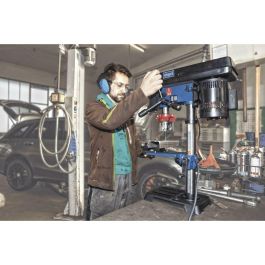 Scheppach Taladro de Columna DP16SL 550W con Láser Cruzado y 5 Velocidades Banco Perforadora