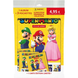 Panini Pack de Inicio Álbum Super Mario 2 con 3 Sobres y 1 Carta de Edición Limitada AACBC25284 Precio: 34.5697. SKU: B1CSJKS3FD