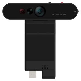Lenovo ThinkVision MC60 Webcam Full HD 1080p 30fps 65°, 2 Micrófonos, Tapa de Privacidad, para Monitores P24h-30 P24q-30 T34w-30 P49w-30