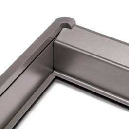 Emuca Bastidor con guías de cierre suave y extracción total para accesorios de armario Quartz, 787-813mm, Aluminio y Plástico, Titanio