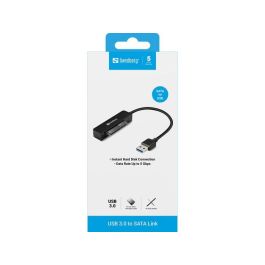 Sandberg Adaptador USB 3.0 a SATA para Discos Duros de 2.5" Hasta 5 Gbit/sec