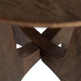 Mesita Natural Madera de Mango 50 X 50 X 56 cm