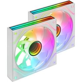 Pack 2 Ventiladores Mars Gaming MF-3DPROX2R/ 12cm/ ARGB/ Blancos Pack 2 Ventiladores Mars Gaming MF-3DPROX2R/ 12cm/ ARGB/ Blancos