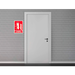 Archivo 2000 Pictograma 2000 Carro Extintor PVC Rojo Luminiscente Señal Informativa 210x300 mm