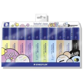 Staedtler Rotuladores Fluorescentes Textsurfer Classic Pastel & Vintage, Punta Biselada 1-5mm, Colores Surtidos, 10 Unidades Precio: 11.88999966. SKU: B1EAKGHERY