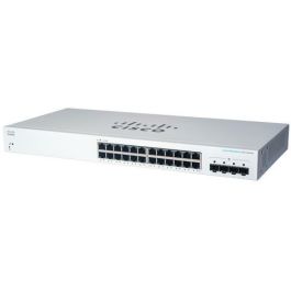 Cisco CBS220-24T-4G Smart Switch Gestionado L2 de 24 Puertos Gigabit Ethernet con 4 SFP 1G, Montaje en Rack Precio: 246.49999968. SKU: B16THEM375
