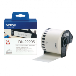 Brother DK22205 Rollo de Etiquetas Continuas Originales de Papel Blanco Adhesivo Fuerte Permanente para Impresoras QL Precio: 19.94999963. SKU: B128KDL8JQ