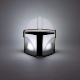 Paladone Lámpara Star Wars The Mandalorian - Casco con Luz, Funciona con Baterías AAA o USB Paladone Lámpara Star Wars The Mandalorian - Casco con Luz, Funciona con Baterías AAA o USB