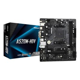 ASROCK Placa Base A520M-HDV AMD AM4 DDR4 Micro ATX Compatible con AMD Ryzen Precio: 59.98999952. SKU: S7821168