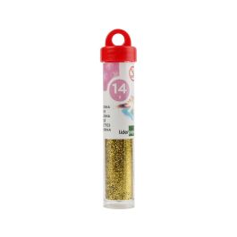 Purpurina Liderpapel Fantasia Color Oro Bote De 14 gr