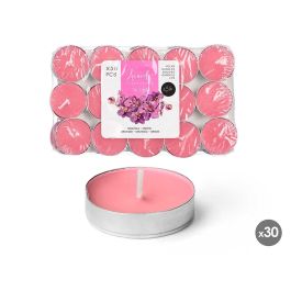 Acorde Set 30 Velas Tea Light Orquídea Aroma 3 Horas 19x2.7x11.2 cm Blancas Cera (24 Unidades)