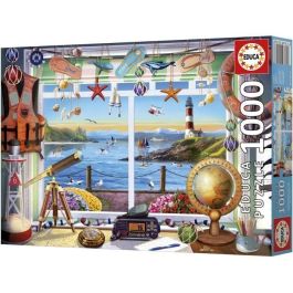 Educa Puzzle Vida en el Puerto 1000 piezas, incluye cola, edad recomendada 6+ años