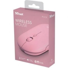 Trust Ratón Inalámbrico Ultrafino Puck 800-1200-1600 DPI Ambidiestro Recargable Rosa Trust Ratón Inalámbrico Ultrafino Puck 800-1200-1600 DPI Ambidiestro Recargable Rosa