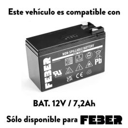 Feber Coche Eléctrico Challenger 12V | Vehículo Infantil para Niños 3 a 7 Años | Batería Incluida | Dimensiones 113x82x82 cm