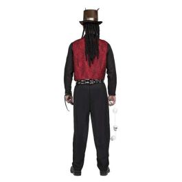 My Other Me Disfraz Voodoo Master Adulto Talla M-L. Incluye Camisa, Chaleco, Cinturón, Collar, Pulsera, Serpiente, Colgante. 100% Poliéster.