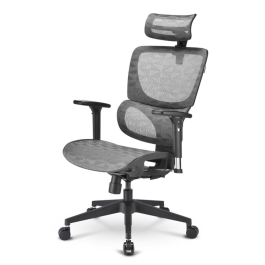 SHARKOON C30M Silla de Oficina Ergonómica con Respaldo y Asiento de Malla, Ajustable, Reposabrazos 3D, Reposacabezas, Gris Precio: 263.49999995. SKU: B1GNQ4F67T