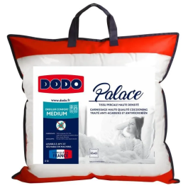 Dodo PALACE Almohada Percale Anti-Ácaros 100% Algodón 65 x 65 cm Medio Confort Dormir de Lado Boca Arriba Precio: 34.89000031. SKU: B1H3JR6VLD