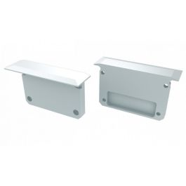 Tapón Final Perfil Tipo INSO Plástico Gris