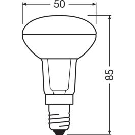[LVE-4058075607934] Ledvance/Osram Bombilla LED Spot E14 1,5W 110Lm 2700K 36º IP20