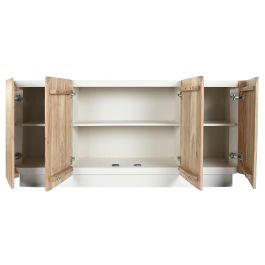 Buffet Scandi DKD Home Decor Natural Blanco 40 x 80 x 170 cm Buffet Scandi DKD Home Decor Natural Blanco 40 x 80 x 170 cm