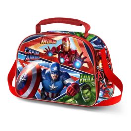 Marvel Los Vengadores Bolsa Portamerienda 3D Infantil Isotérmica Azul. Poliéster/EVA, 5L. Merendero con asa, bandolera y relieve Precio: 16.50000044. SKU: B1GDHG5DZQ