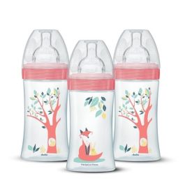 Juego de 3 biberones - DODIE - EB20 - 270 ml - Tetina plana - Rosa Precio: 40.49999954. SKU: B1444SNXZN