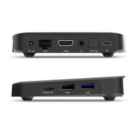 Youin YOU-BOX EN1040K - Receptor Android TV 4K UHD, Asistente de Voz Google, 8 GB, WiFi, Bluetooth 4.2, 3x USB, Compatible con Chromecast