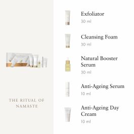 Rituals The Ritual of Namaste Trial Set - Exfoliante facial, sérum, espuma limpiadora y crema de día - 5 piezas - Cuidado facial natural