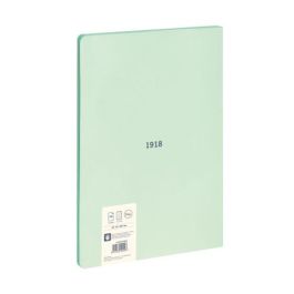 Cuaderno a4 cuadriculado encolado, verde.