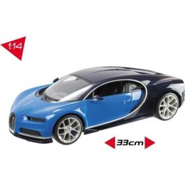 Mondo Motors Coche de Control Remoto Bugatti Chiron 1:14, Todas Direcciones, 8 km/h, Carrocería Dura, Réplica para Niños +3 Años