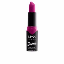 Nyx Professional Make Up SUEDE matte lipstick #copenhagen Barra de Labios Mate Acabado Polvado y Pigmentación Completa
