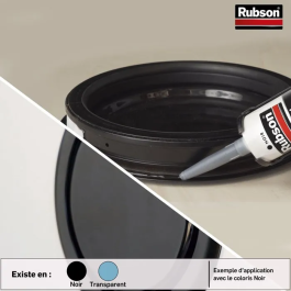 Rubson Sellador Negro Especial para Embarcaciones y Automóviles - 280ml - Para Sellado, Unión y Reparación de Metales, Vidrio y Caucho