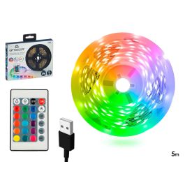 Giftdecor Tira Led Rgb Mando 5 Metros Con Control Remoto 5 cm Precio: 89.2496. SKU: B1DRWLNQTA