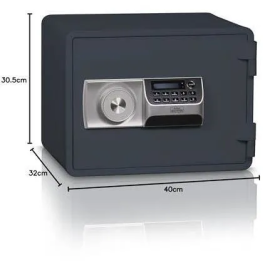 Burg Wachter Caja fuerte ignífuga FP 44 E Certificada 60 min, apertura codificada, formato A4