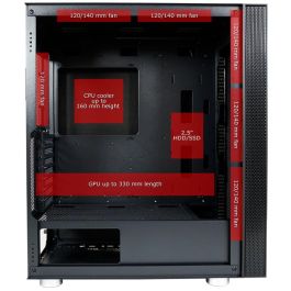 LC-Power 8000B Midi Tower PC Negro ATX EATX micro ATX Mini-ITX para Gaming