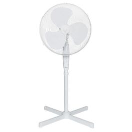 Ventilador de pie OCEANIC - 45W - Diámetro 40 cm - Altura regulable - Oscilación - Blanco Precio: 37.59000036. SKU: S7173610