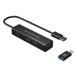 Conceptronic Hubbies06B 4 Hub USB 3.0 de 4 Puertos 5000 Mbit/s Negro Precio: 18.99000015. SKU: S7808623