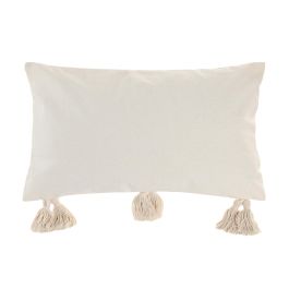 DKD Home Decor Cojín Urban Poliéster Crudo 30 x 50 cm (2 Unidades)