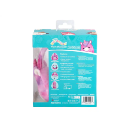 Wondee Auriculares Bluetooth de Peluche Squishmallows Lola para Niños Cómodos y Seguros Ajustables