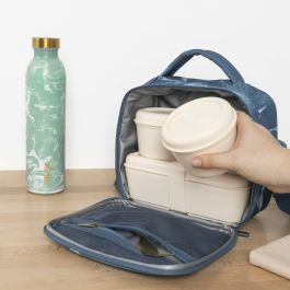 Milan Bolsa Isotérmica Porta Alimentos 3,5 L, Serie Lava, Azul, con 3 Recipientes Milan Bolsa Isotérmica Porta Alimentos 3,5 L, Serie Lava, Azul, con 3 Recipientes
