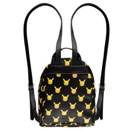 DIFUZED Mochila Pikachu Pokémon 26cm - Material PU y Poliéster - Ideal para Niños y Fans