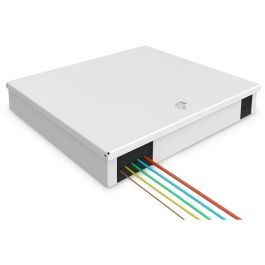 Digitus LWL Unibox Medium para Montaje en Pared, Caja de Fibra Óptica para Interior, Acero, IP20