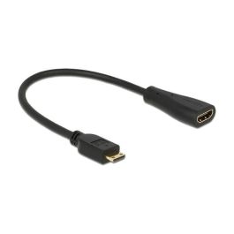 DeLOCK Cable Adaptador Mini HDMI-C Macho a HDMI-A Hembra, High Speed with Ethernet, 23cm Precio: 33.4999995. SKU: B19APJYAQ5