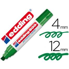 Edding Marcador Permanente 800 Verde, Trazo Grueso 4-12mm (Set 5 Unidades) (Set de 5) Precio: 25.4999998. SKU: S8421354