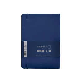 Antartik Notes Cuaderno A5 Tapa Dura Hojas Puntos Azul Marino 100 Hojas 80gr FSC
