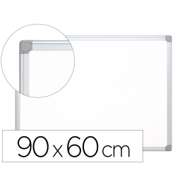 Q-connect Pizarra Blanca Lacada Magnética con Marco de Aluminio 90x60 cm Precio: 53.49999996. SKU: B1FY455TQG
