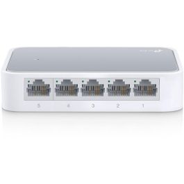 TP-Link TL-SG1005D Switch de Escritorio 5 Puertos Gigabit Ethernet (10/100/1000Mbps), con Ahorro de Energía, Plug & Play y Diseño Silencioso