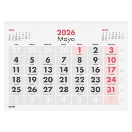 Calendario (2026) Dohe Faldilla Dohe Mensual Numeros Grandes 310X430 Precio: 4.49999968. SKU: B1JFPVHACC