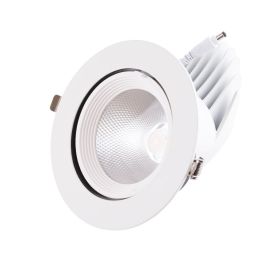 Foco Downlight LED 35W 5250Lm 4000ºK Circular Orientable 40.000H [HO-COB-C-OR-35W-W] Precio: 37.98999974. SKU: 15096799330691